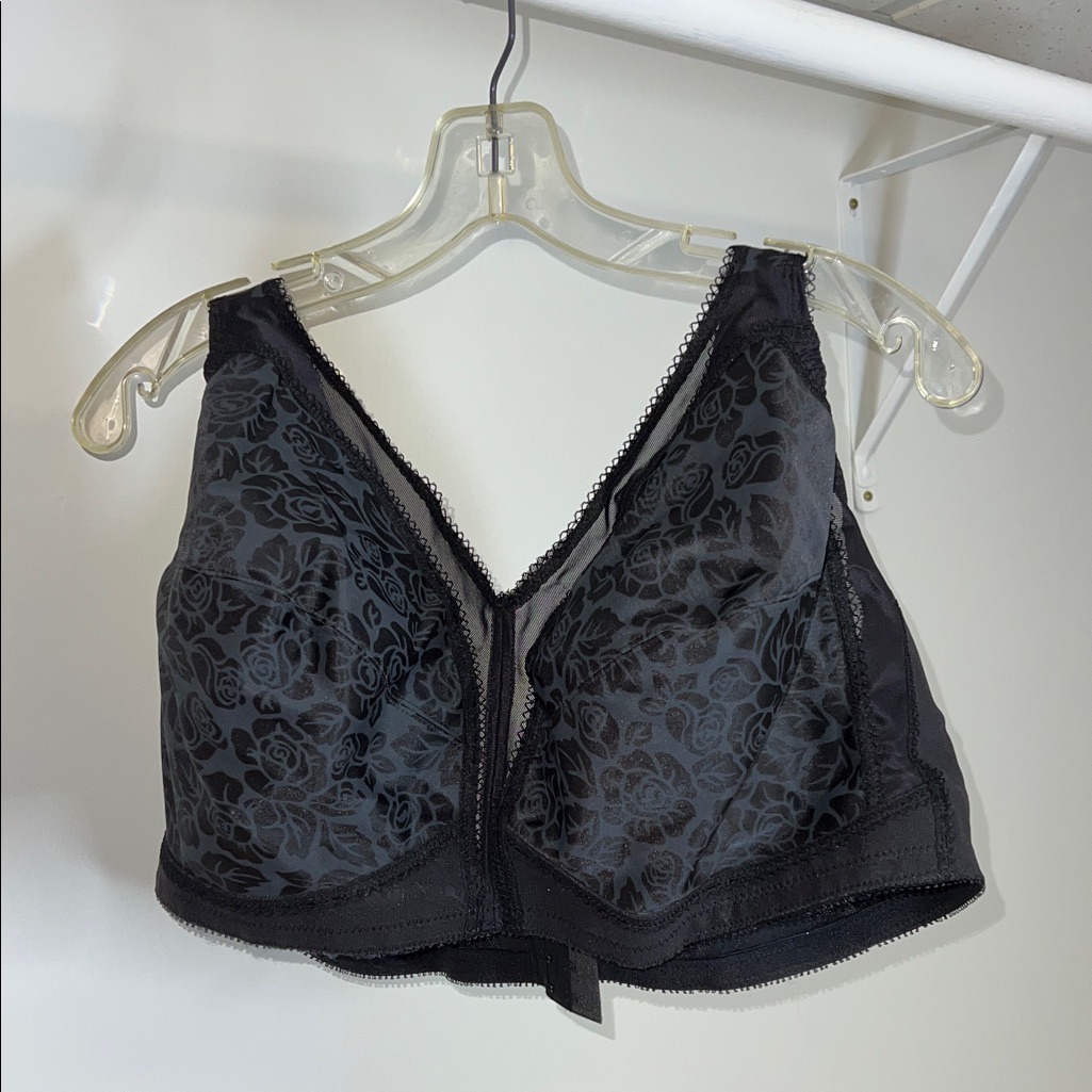 Playtex Padded Strap No Underwire Black Bra- 52c